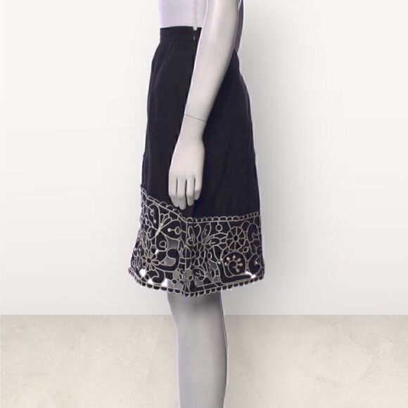 Moschino Cheap And Chic Cotton & Linen Skirt - Picture 2 of 5